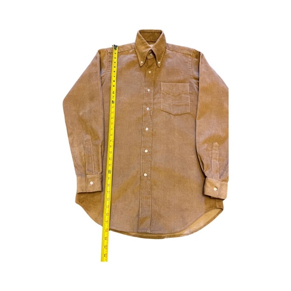 Men's Classic Brown Button Down Shirt - Picture 4 of 8